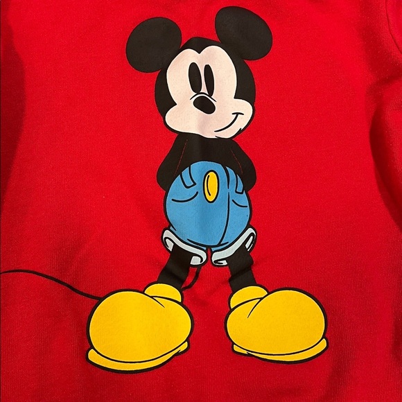 Levi's - Red Kids Sweatshirt with Mickey Mouse, Levi collab - Picture 3 of 5